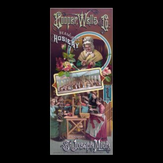 Cooper, Wells & Co. seamless hosiery Poster