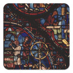 Coopers at work, from the Life of St. Julian Square Sticker
