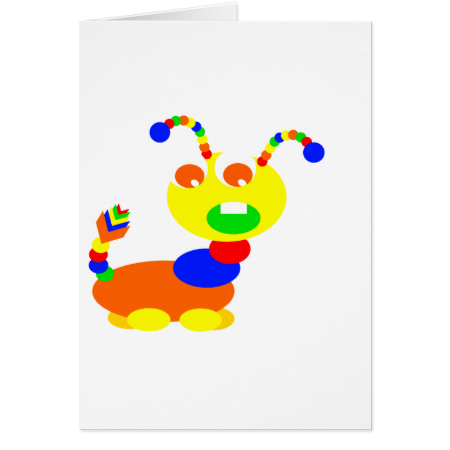 Cootie monster cards