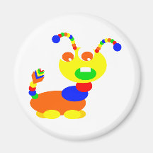 Cootie monster refrigerator magnet