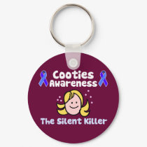Cooties Awareness keychains by FunnySillyShirts Cooties Awareness keychains