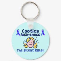 Cooties Awareness keychains by FunnySillyShirts Cooties Awareness keychains
