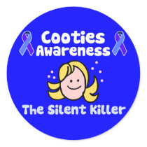 Cooties Awareness stickers by FunnySillyShirts Cooties Awareness stickers