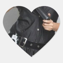 COP DOMME HEART STICKERS