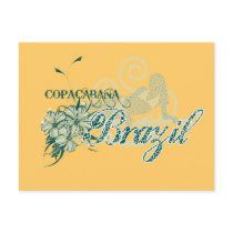 Copacabana Brazil Tshirts and Gifts postcards