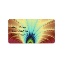 Copacabana Fractal Address Label