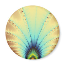Copacabana Fractal Fridge Magnet