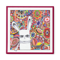 Copacetic Bunny magnets by thaneeyamcardle Copacetic Bunny magnets