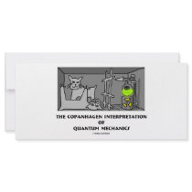 Copanhagen Interpretation Of Quantum Mechanics rack cards by wordsunwords Copanhagen Interpretation Of Quantum Mechanics rack cards