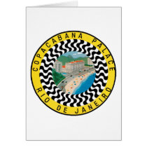 Copcabana Palace Rio De Janiero Greeting Cards