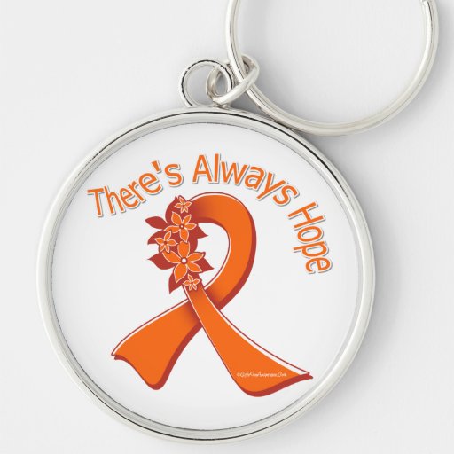 COPD There's Always Hope Floral Key Chain