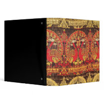 Cope with peacock motif and kufic inscription 3 ring binder