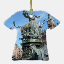 Copenhagen, Denmark Christmas Tree Ornament