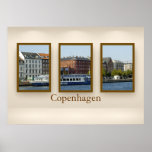 Copenhagen triptych poster