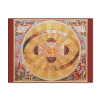 Copernican Solar System postcards by YesterdayCafe Copernican Solar System postcards