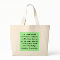copernicus quote tote bags