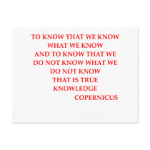 COPERNICUS quote Post Cards