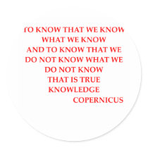 COPERNICUS quote Sticker