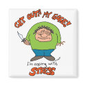 Coping With Stress magnets by phyllidi Coping With Stress magnets