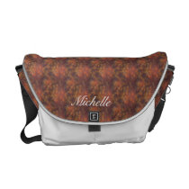 Copper Abstract Messenger Bag messenger bags
