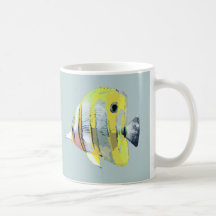 Copper-banded Butterfly Fish Coffee Mug