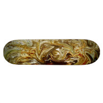 Copper Black Swirl, Skateboard. by TrailsThroughNature Copper Black Swirl, Skateboard.