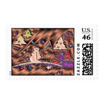 Copper Christmas Stamp