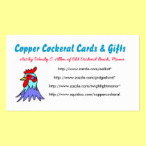 Copper Cockeral Cards and Gifts Business Cards business cards