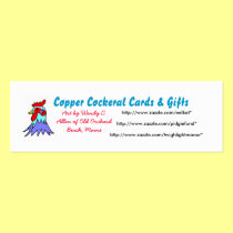 Copper Cockeral Cards and Gifts Business Cards business cards