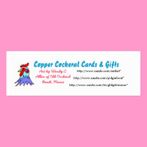Copper Cockeral Cards and Gifts Business Cards business cards