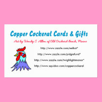 Copper Cockeral Cards and Gifts Business Cards profile cards by eelkat Copper Cockeral Cards and Gifts Business Cards profile cards