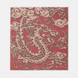 Copper Dragon on Red Leather Texture notepads