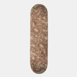 Copper Dragon on Shell Leather Texture skateboards