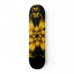 Copper Flower Burst Skateboard