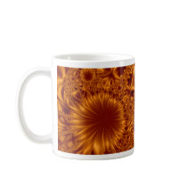 Copper Flowers Coffee Mug
