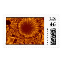 Copper Flowers postage
