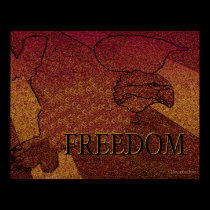 Copper Freedom Eagle Poster posters