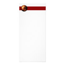 Copper Globe Rack Card