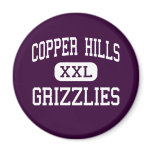 Copper Hills - Grizzlies - High - West Jordan Utah magnets