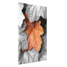 Copper Leaf Canvas Prints