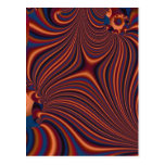 copper leaf post cards
