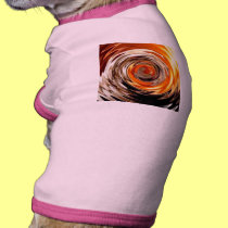 copper metal wave pet clothing