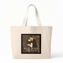 Copper Metallic Frame Template Canvas Bags