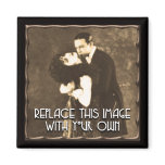 Copper Metallic Frame Template magnets