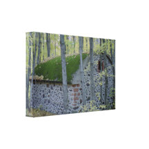 Copper Mining Powder House Canvas Print