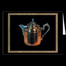 Copper Pot Blank Card cards
