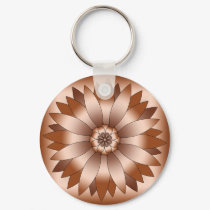 Copper Rosette keychains