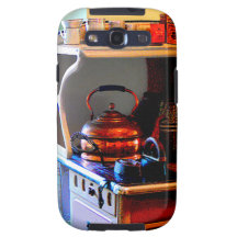 Copper Tea Kettle on Stove Galaxy SIII Cases