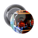 Copper Tea Kettle on Stove Pin