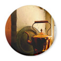 Copper Tea Kettle on Windowsill magnet